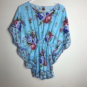 Floral Waisted Blouse